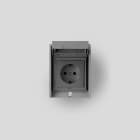 Bega - Boîter d'encastrement, pour intérieur et extérieur, Argent