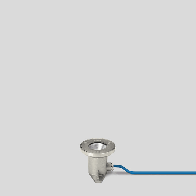 Bega - Luminaire encastré dans le sol, pour intérieur et extérieur, Acier inoxydable