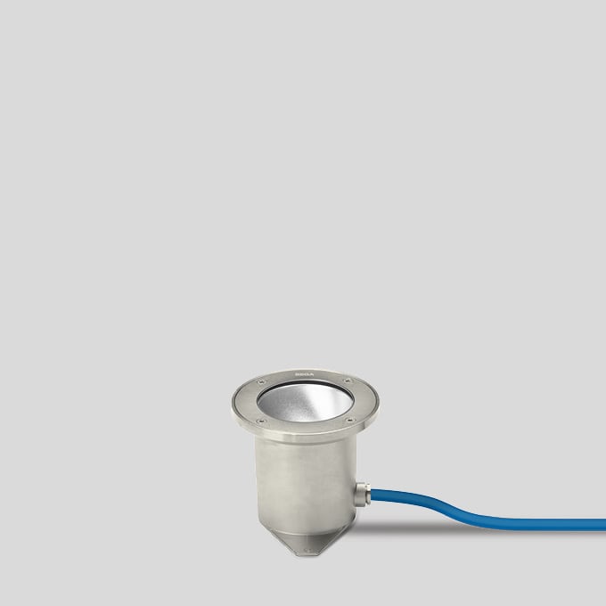 Bega - Luminaire encastré dans le sol, pour intérieur et extérieur, Acier inoxydable