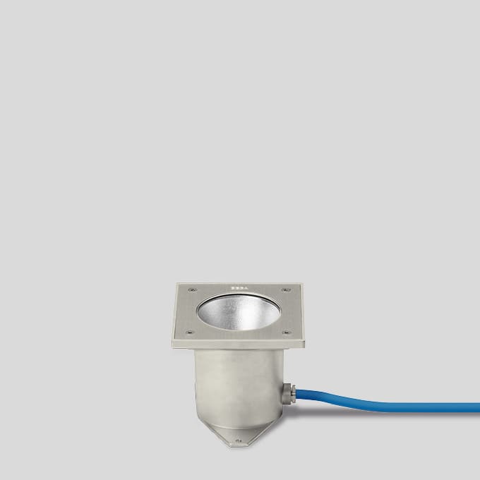 Bega - Luminaire encastré dans le sol, pour intérieur et extérieur, Acier inoxydable