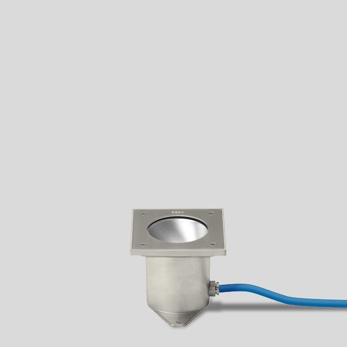 Bega - Luminaire encastré dans le sol, pour intérieur et extérieur, Acier inoxydable