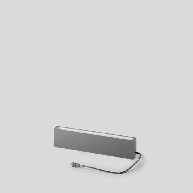 Bega - Projecteur de façades, pour intérieur et extérieur, Argent · 4000 K
