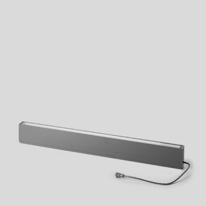 Bega - Projecteur de façades, pour intérieur et extérieur, Argent · 4000 K