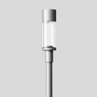 Bega - Luminaire tête de mât, Argent · 4000 K