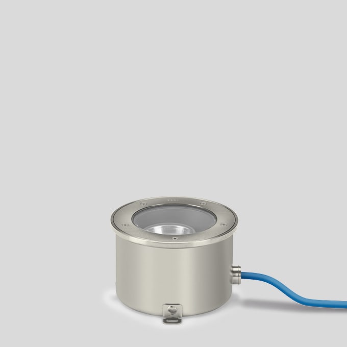 Bega - Luminaire encastré dans le sol, pour intérieur et extérieur, Acier inoxydable