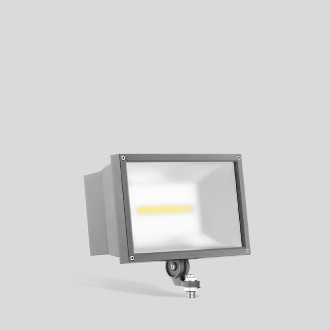 Bega - Projecteur de façades, pour intérieur et extérieur, Argent · 4000 K