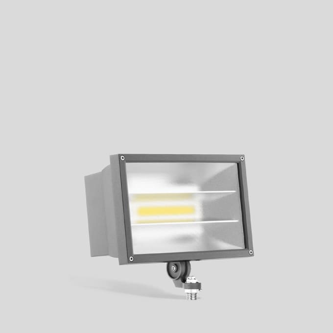 Bega - Projecteur de façades, pour intérieur et extérieur, Argent · 3000 K