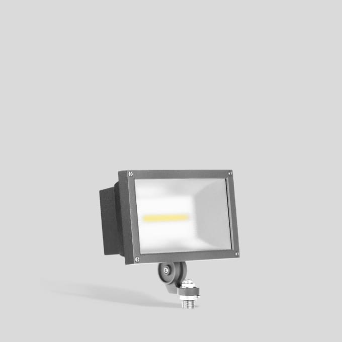 Bega - Projecteur de façades, pour intérieur et extérieur, Argent · 4000 K
