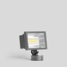 Bega - Projecteur de façades, pour intérieur et extérieur, Argent · 3000 K