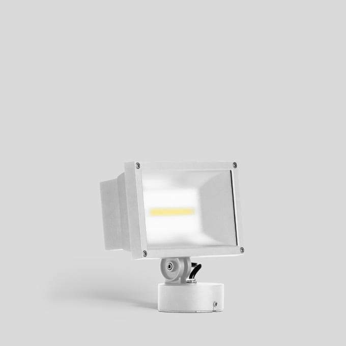 Bega - Projecteur de façades, pour intérieur et extérieur, Blanc · 3000 K