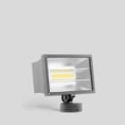 Bega - Projecteur de façades, pour intérieur et extérieur, Argent · 3000 K