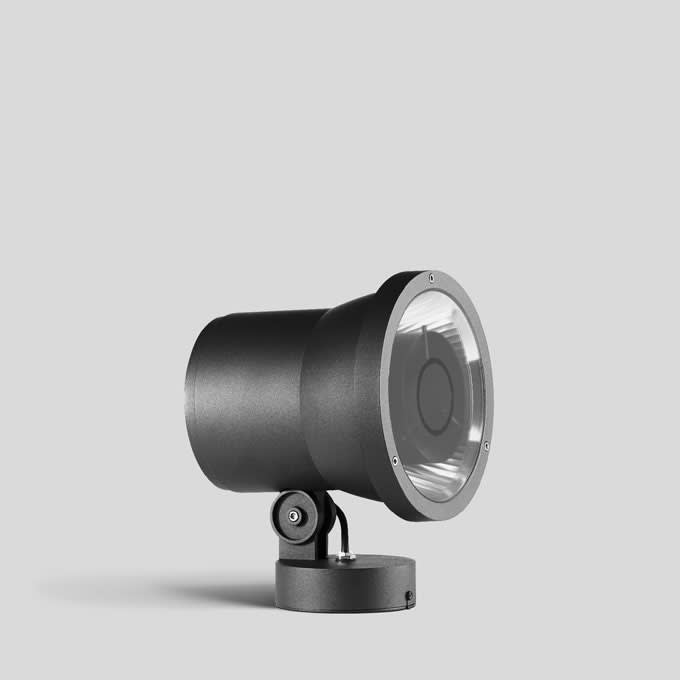 Bega - Projecteur compact, Argent · 4000 K