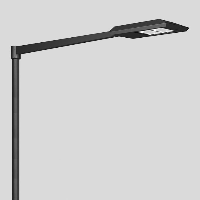 Bega - Luminaire tête de mât, Graphite · 4000 K