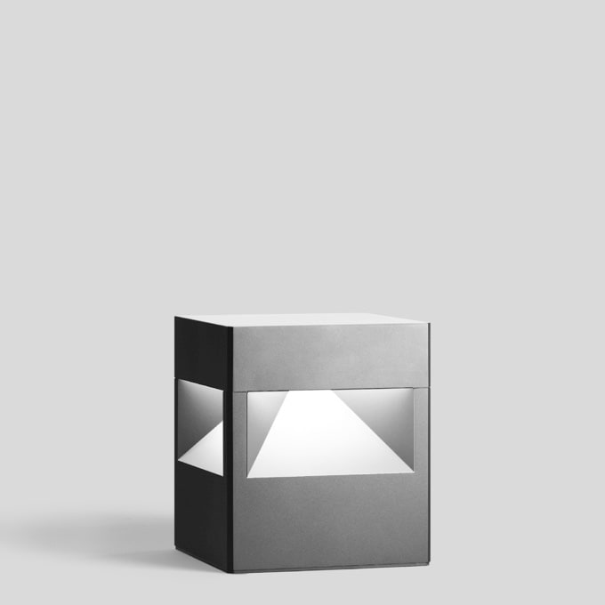 Bega - Elément d'agencement, pour intérieur et extérieur, Argent · 3000 K