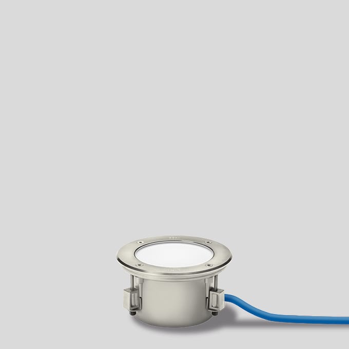 Bega - Luminaire encastré dans le sol, pour intérieur et extérieur, Acier inoxydable