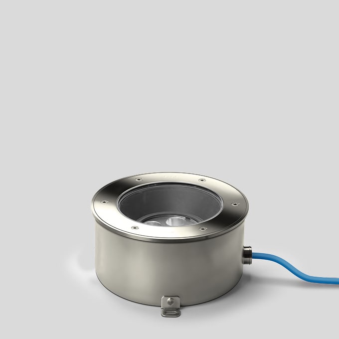 Bega - Luminaire encastré dans le sol, pour intérieur et extérieur, Acier inoxydable