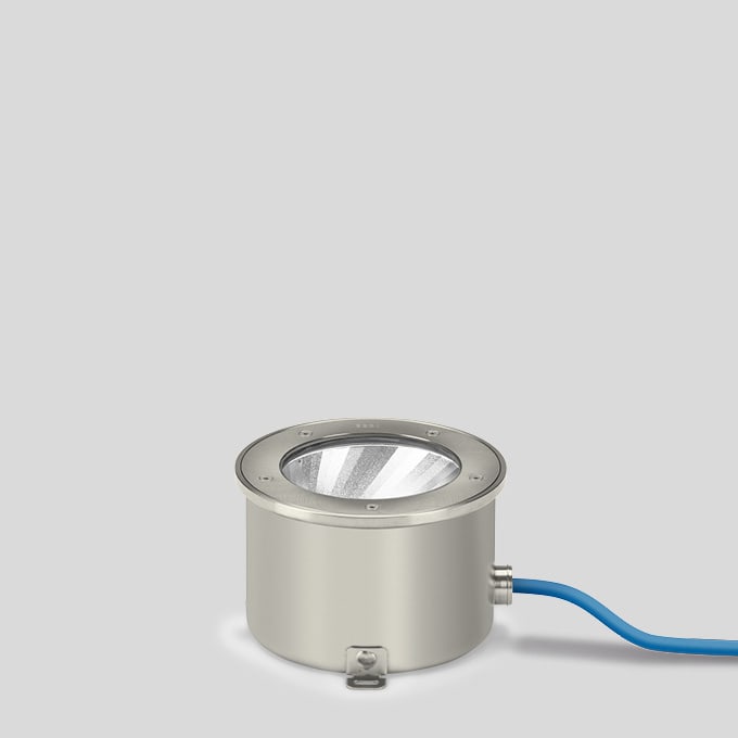 Bega - Luminaire encastré dans le sol, pour intérieur et extérieur, Acier inoxydable