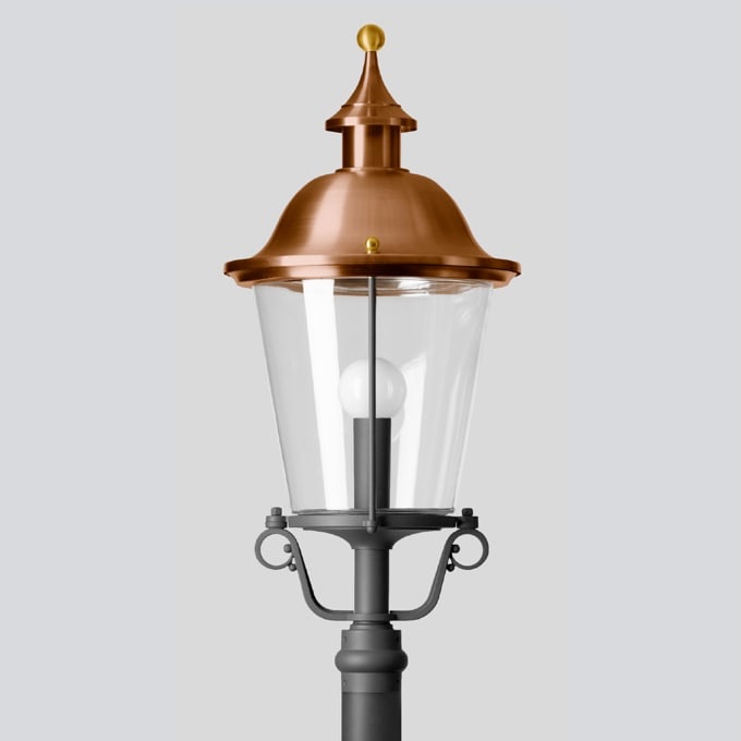 Bega - Luminaire tête de mât, Graphite · 3000 K