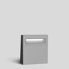 Bega - Borne lumineuse, pour intérieur et extérieur, Argent · 4000 K