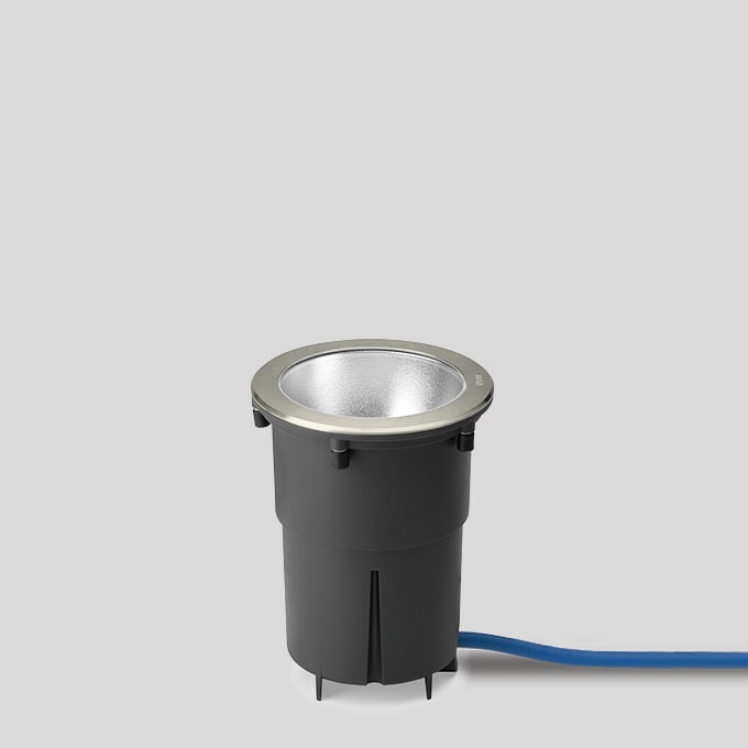 Bega - Luminaire encastré dans le sol, Acier inoxydable · 3000 K