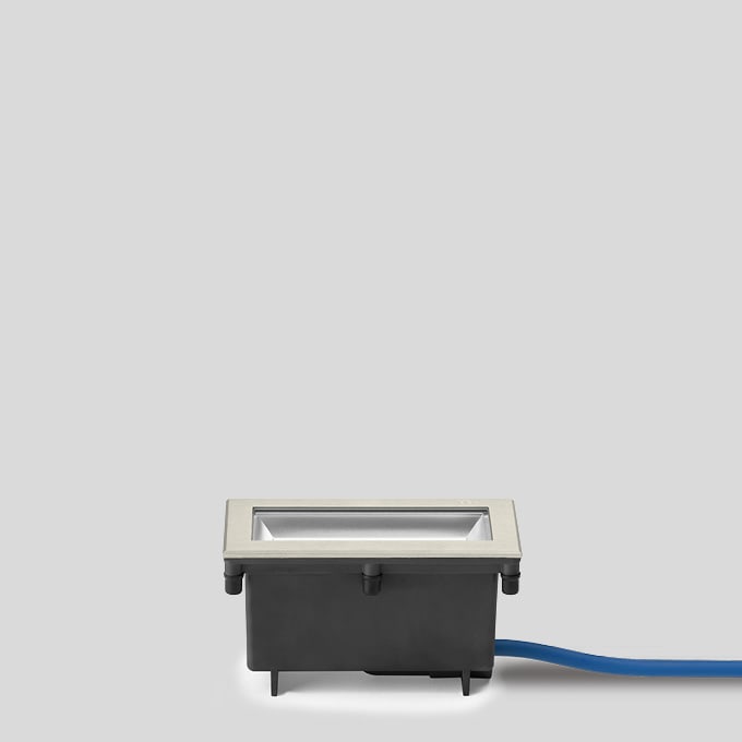 Bega - Luminaire encastré dans le sol, Acier inoxydable · 3000 K