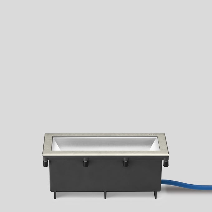 Bega - Luminaire encastré dans le sol, Acier inoxydable · 3000 K
