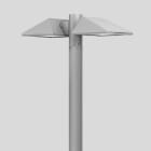 Bega - Luminaire tête de mât, Argent · 4000 K