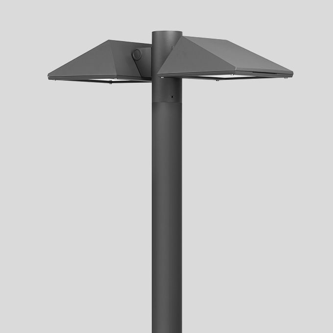 Bega - Luminaire tête de mât, Graphite · 3000 K
