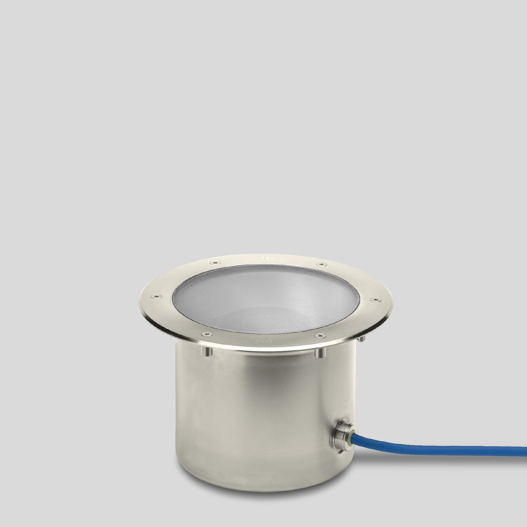 Bega - Luminaire encastré dans le sol, Acier inoxydable mat · 3000 K