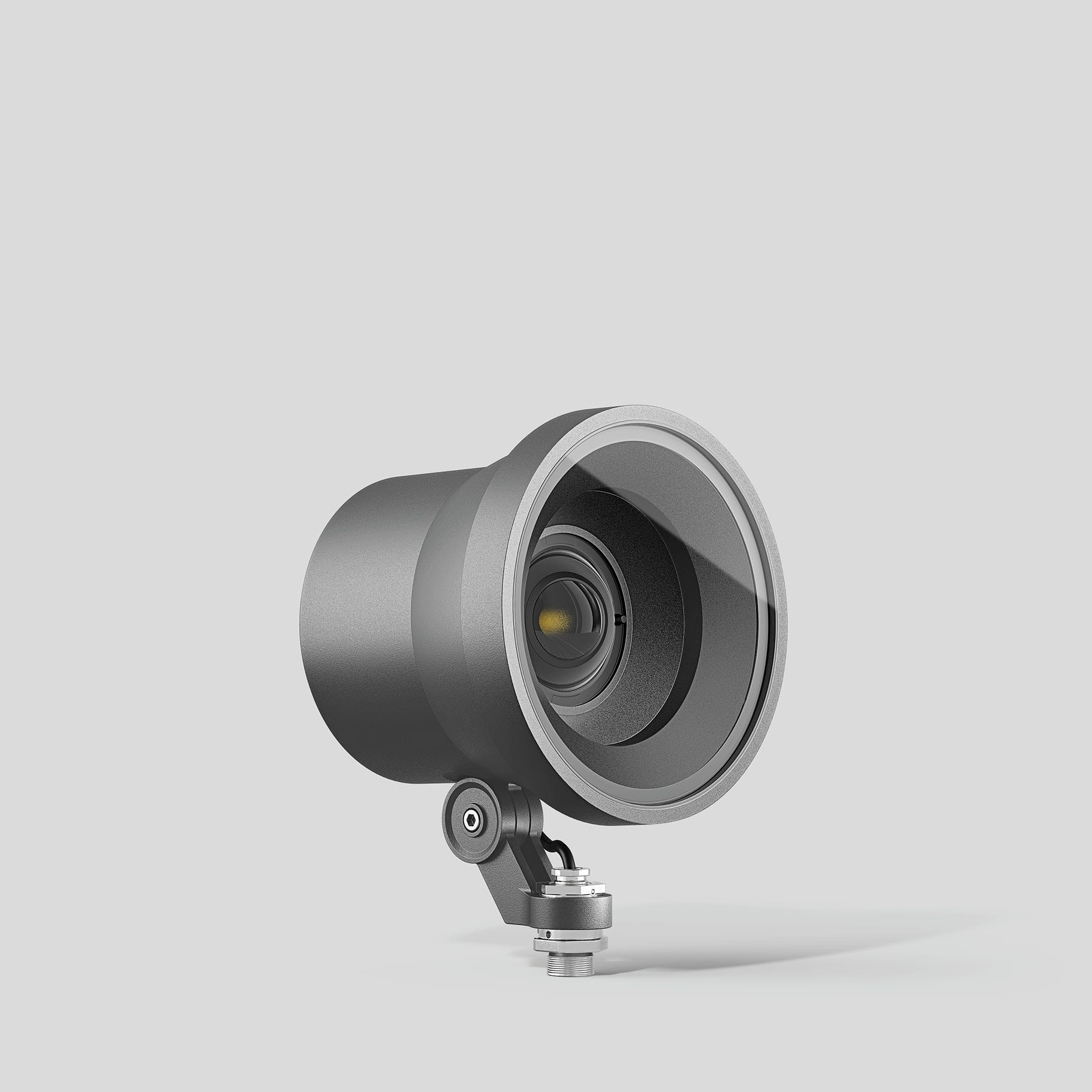 Bega - Projecteur compact, Argent · 4000 K