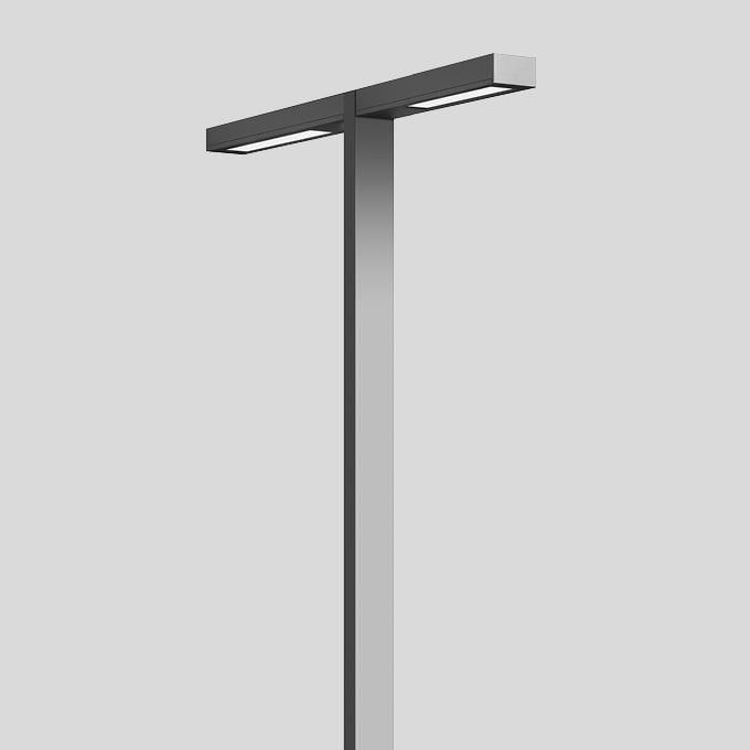 Bega - Profilé lumineux, Argent · 4000 K