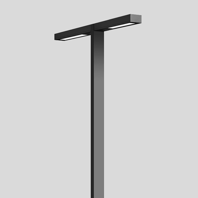 Bega - Profilé lumineux, Graphite · 3000 K