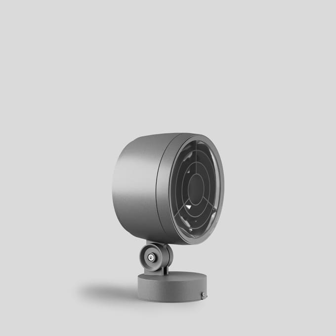 Bega - Projecteur, pour intérieur et extérieur, Argent · 4000 K