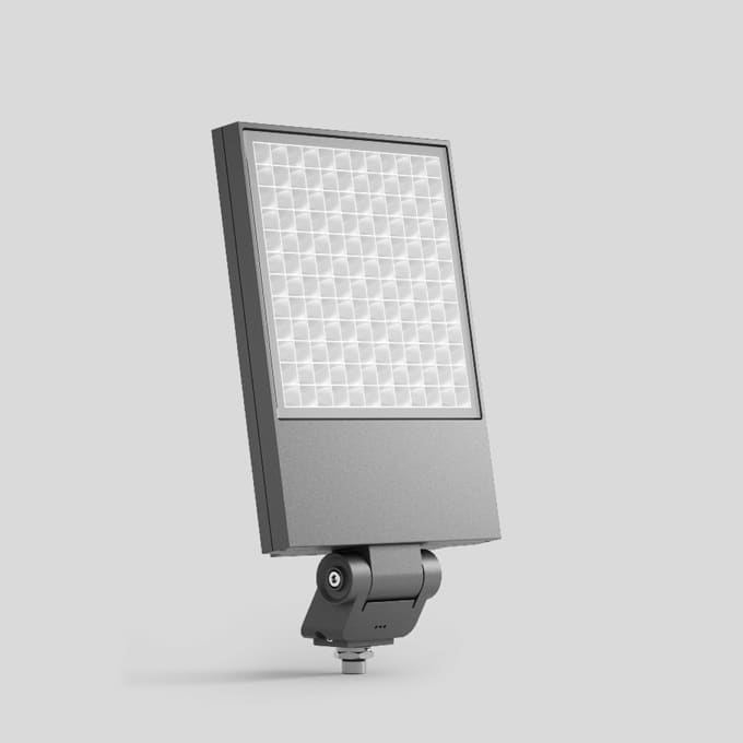 Bega - Projecteur puissant, pour intérieur et extérieur, Argent · 4000 K