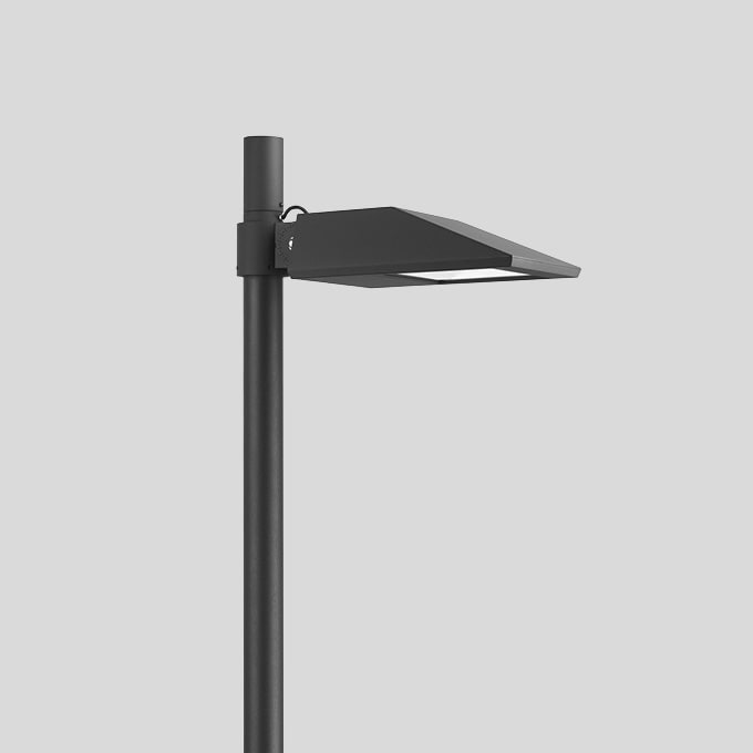Bega - Luminaire tête de mât, Graphite · 4000 K