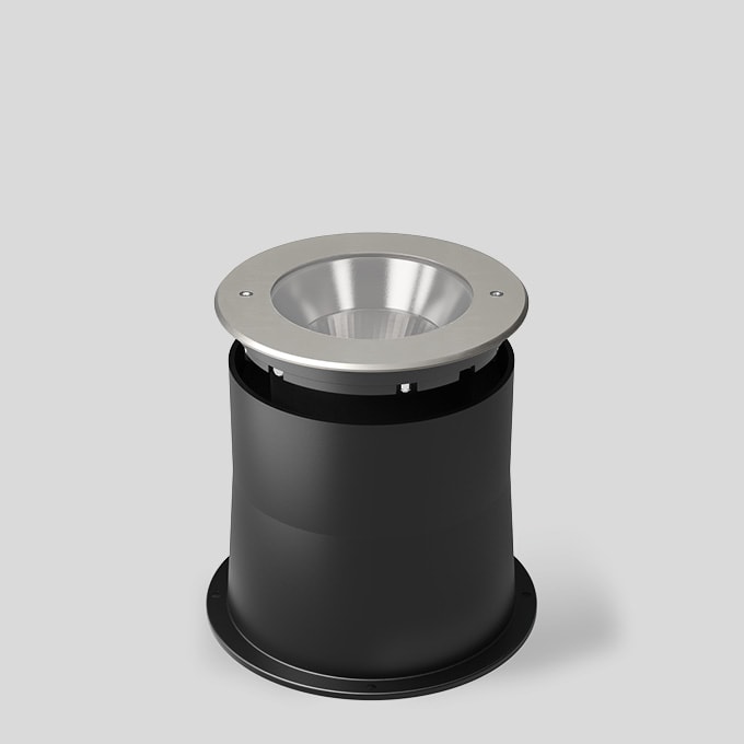Bega - Luminaire encastré dans le sol, pour intérieur et extérieur, Acier inoxydable ·
