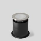 Bega - Luminaire encastré dans le sol, pour intérieur et extérieur, Acier inoxydable ·