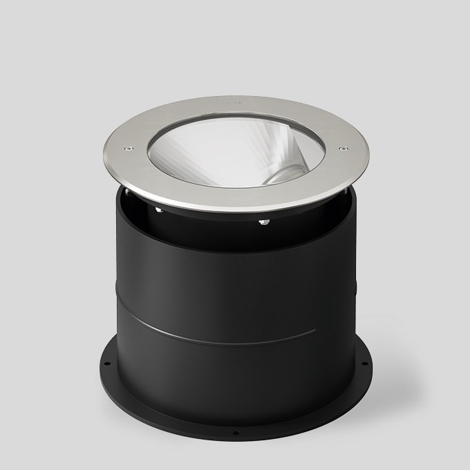 Bega - Luminaire encastré dans le sol, pour intérieur et extérieur, Acier inoxydable ·