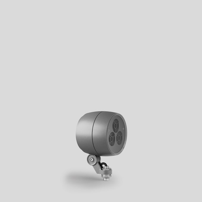 Bega - Projecteur puissant, pour intérieur et extérieur, Argent · 4000 K