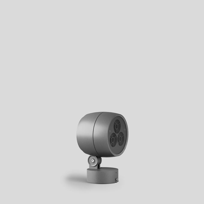 Bega - Projecteur puissant, pour intérieur et extérieur, Argent · 4000 K