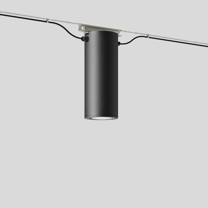 Bega - Suspension pour caténaire, Graphite · 4000 K