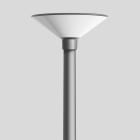 Bega - Luminaire tête de mât, Argent · 4000 K