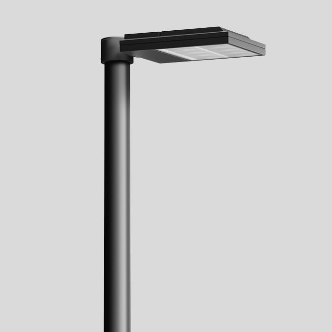 Bega - Luminaire tête de mât, Graphite · 4000 K