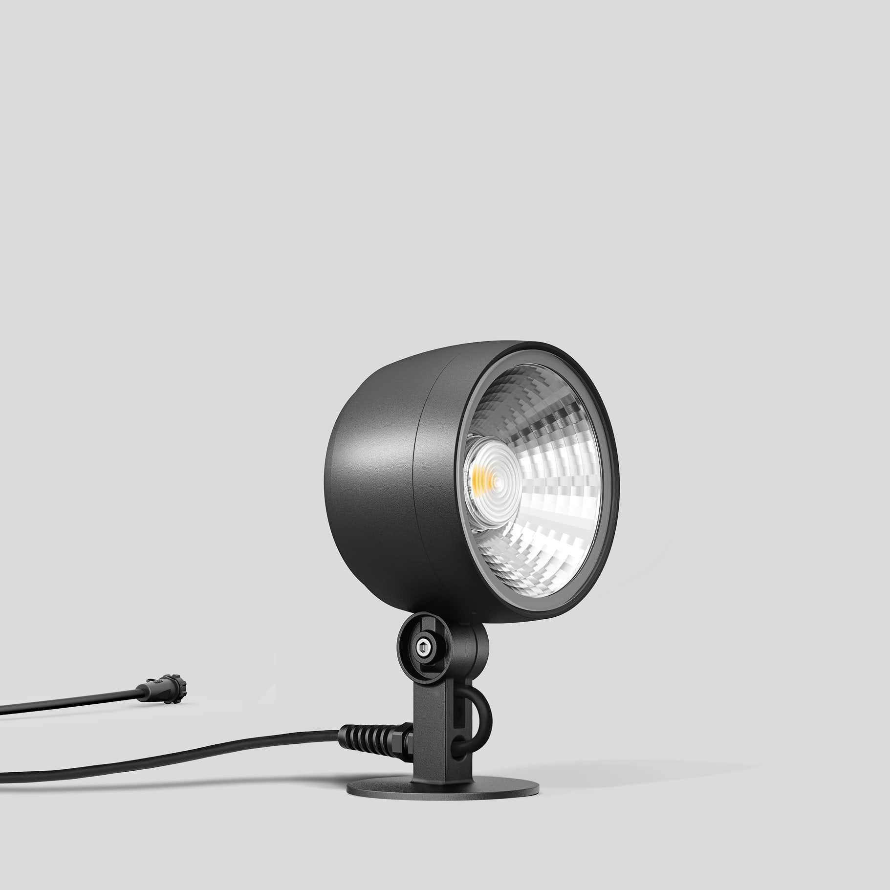 Bega - Projecteur puissant, pour intérieur et extérieur, Graphite · 3000 K