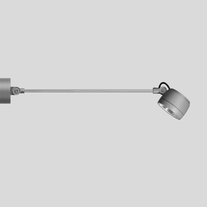 Bega - Projecteur puissant, pour intérieur et extérieur, Argent · 3000 K