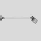 Bega - Projecteur puissant, pour intérieur et extérieur, Argent · 3000 K