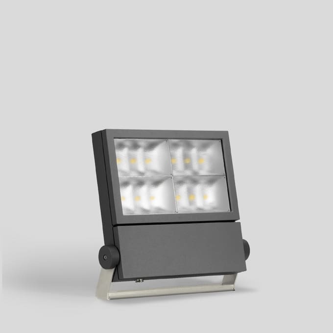 Bega - Projecteurs ultra-puissants, pour intérieur et extérieur, Graphite · 4000 K