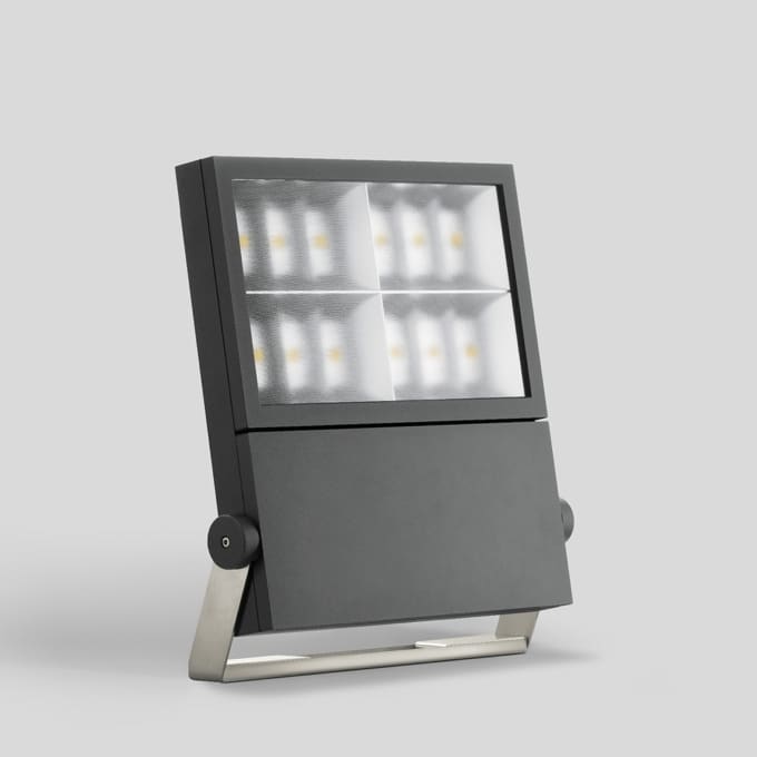 Bega - Projecteurs ultra-puissants, pour intérieur et extérieur, Graphite · 4000 K