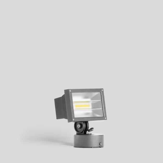 Bega - Projecteur de façades, pour intérieur et extérieur, Argent · 4000 K