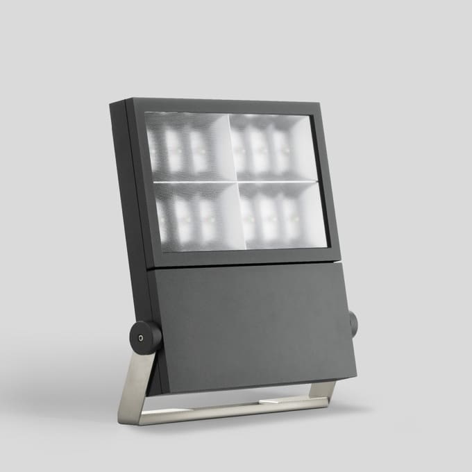 Bega - Projecteur ultra puissant RGBW, pour intérieur et extérieur, Graphite